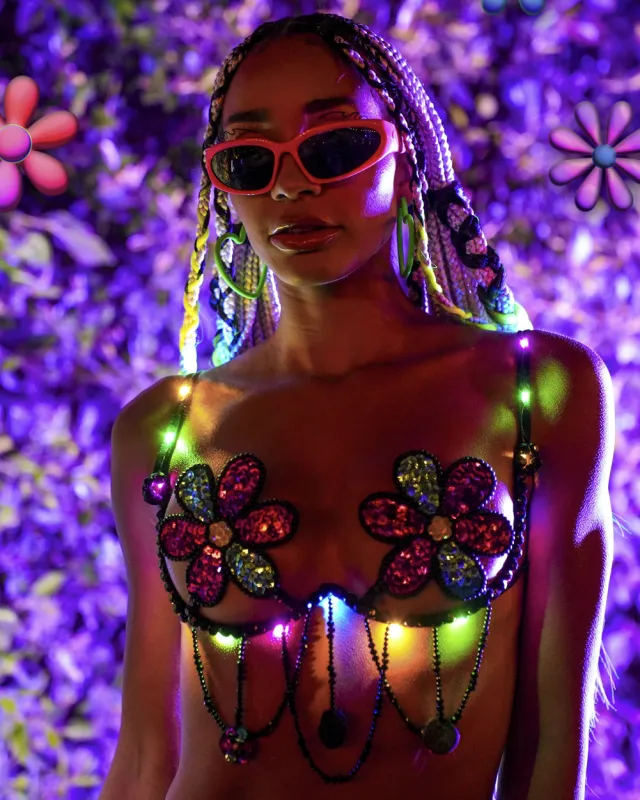 Dream Come True Light Up Festival Bra sold by iHeartRaves