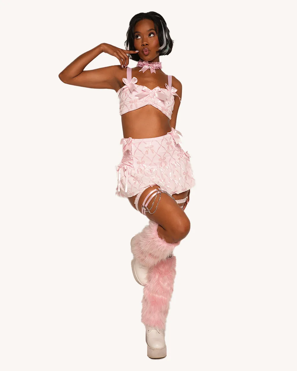 Dancing Through a Daydream Skirt with Garter sold by iHeartRaves product image thumbnail 4