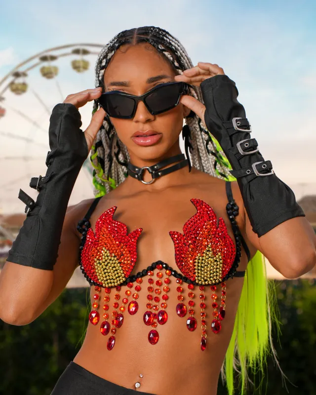 Handle This Heat Festival Bra sold by iHeartRaves