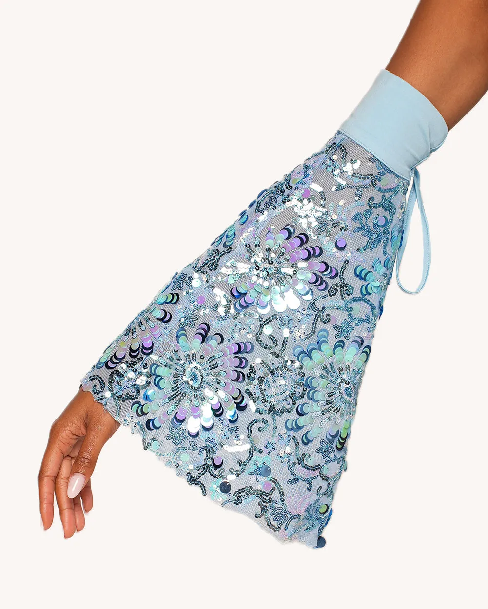 Magic Tricks Sequin Floral Bodysuit with Sleeves sold by iHeartRaves product image thumbnail 3