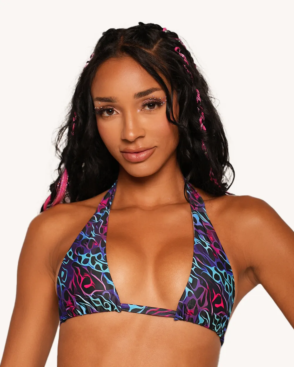 Cyber Chaos Bikini Top sold by iHeartRaves