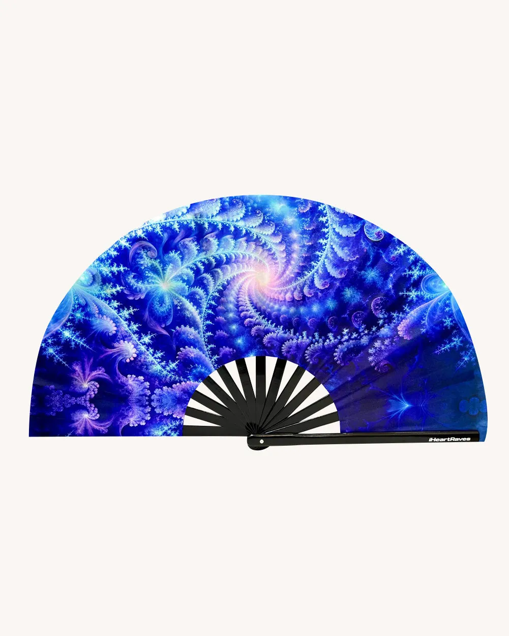 Distorted Dream UV Reactive Hand Fan sold by iHeartRaves