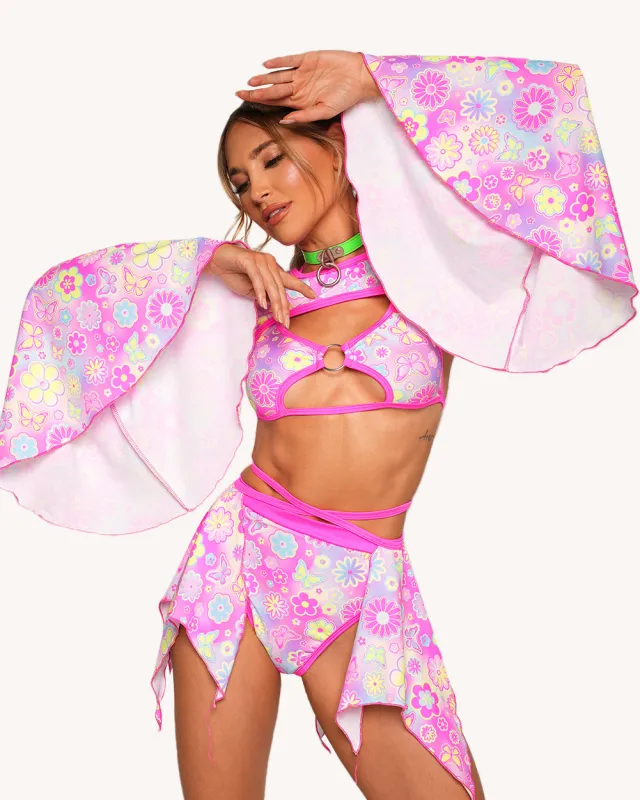 Rolita Couture x iHR Lucid Garden Enchanted Shrug sold by iHeartRaves