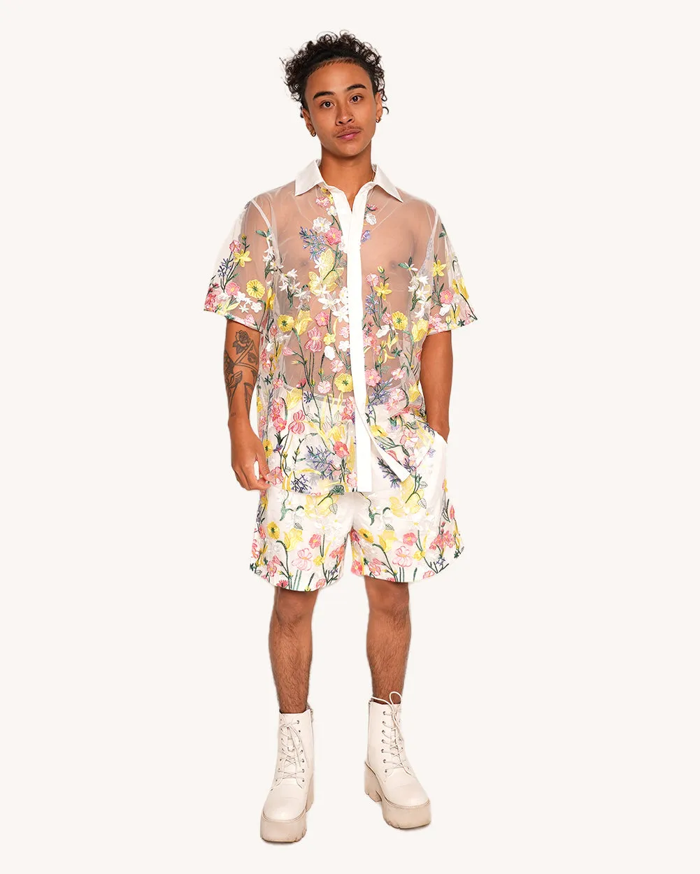 Electric Dream Men's Shorts sold by iHeartRaves product image thumbnail 3