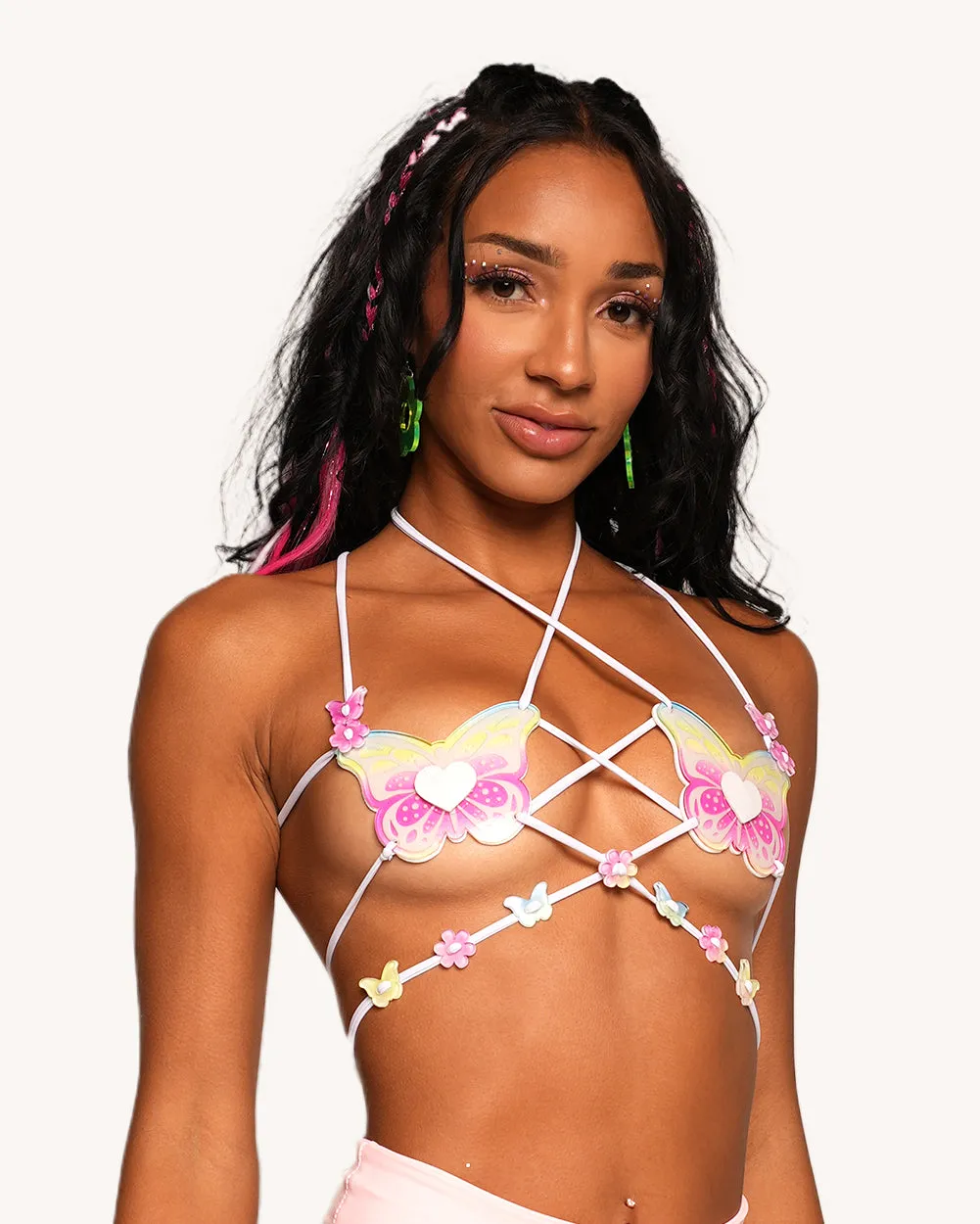 Flutter Glow Light Up Bra sold by iHeartRaves