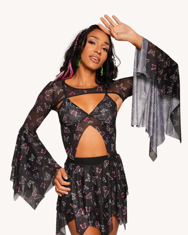 Flutter Fantasy Ultra Crop Top sold by iHeartRaves