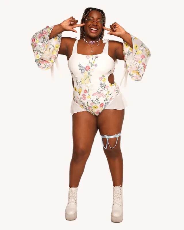 Electric Dream Womens Bodysuit with Sleeves Outfit sold by iHeartRaves