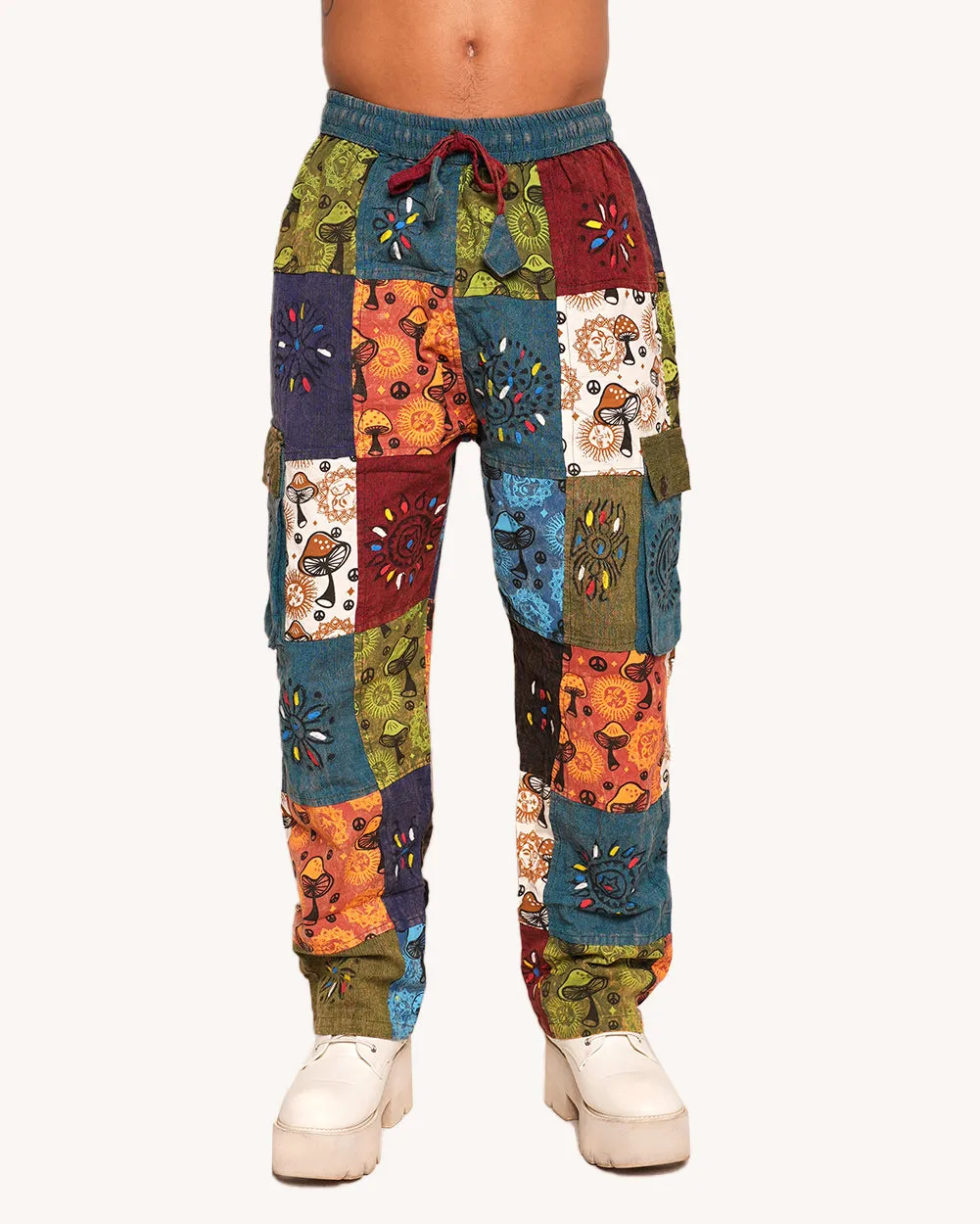 Trippy Theory Patchwork Pants sold by iHeartRaves product image thumbnail 5