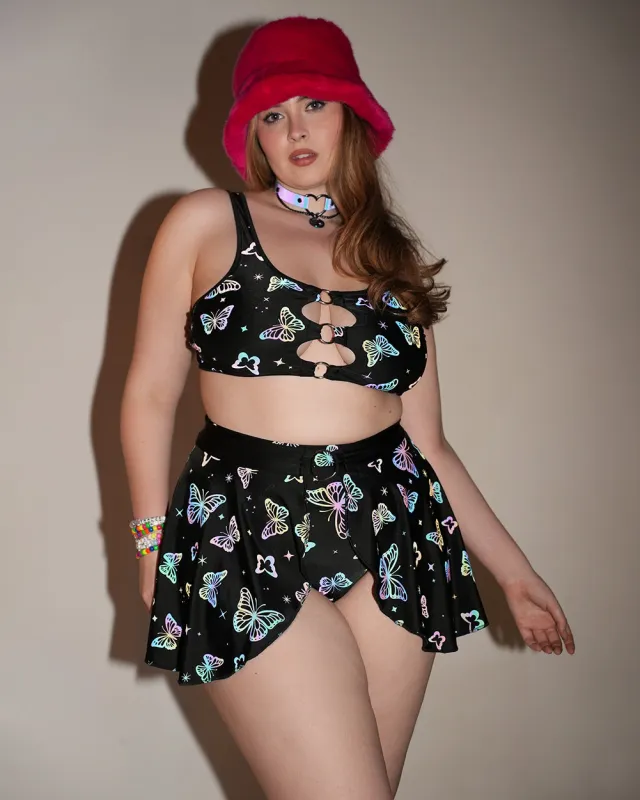 Lucid Flight Rainbow Reflective Womens Outfit sold by iHeartRaves