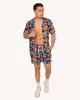 Psychodelic Daisy Camp Shorts sold by iHeartRaves