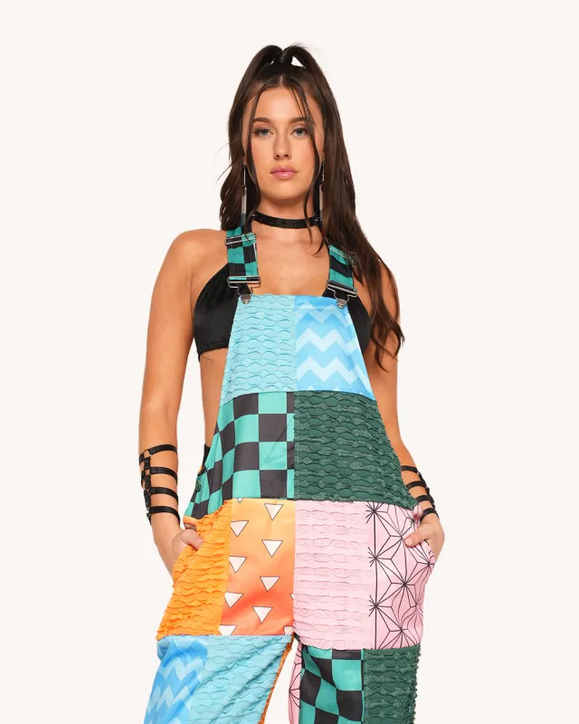 Otaku Patchwork Overalls sold by iHeartRaves