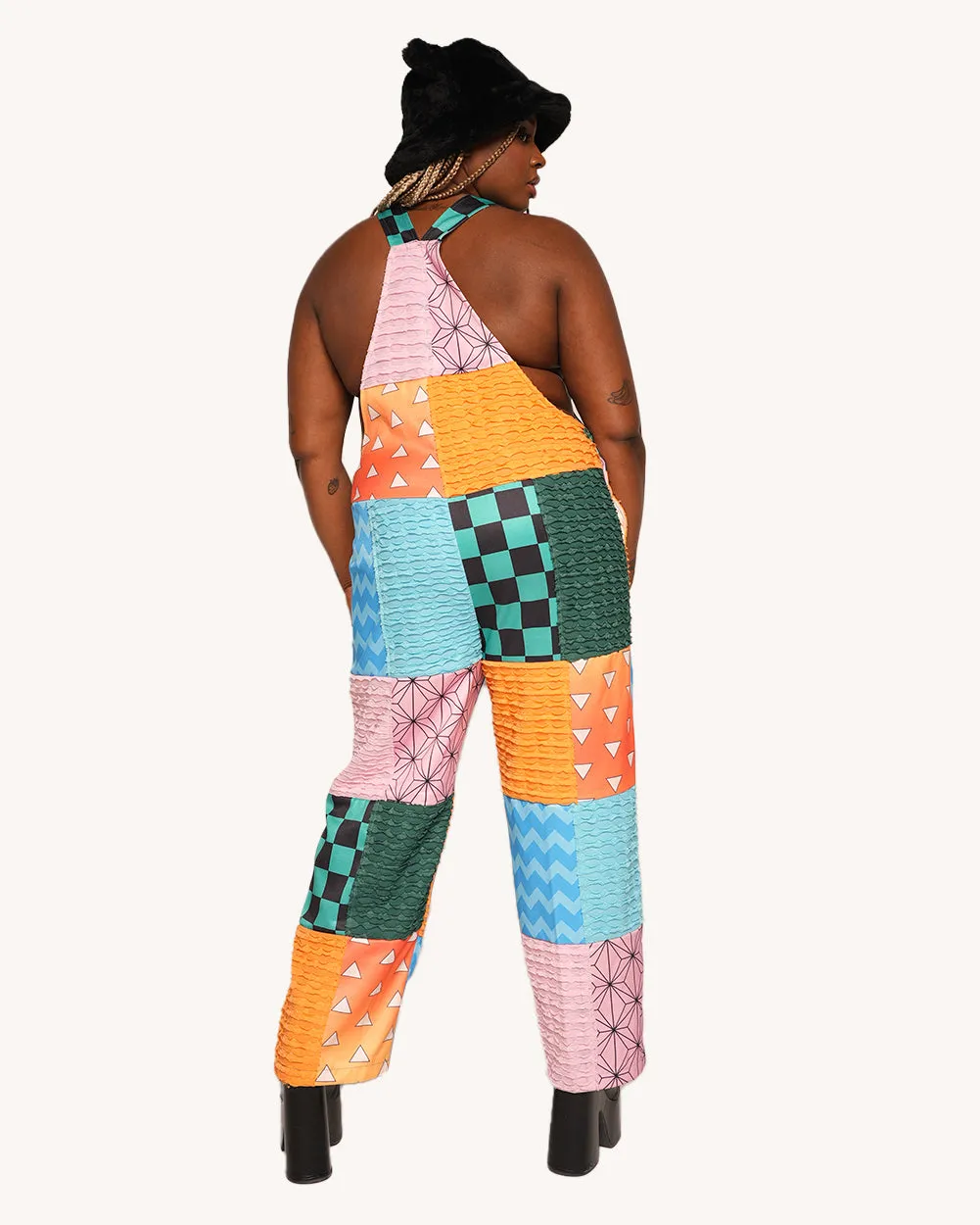 Otaku Patchwork Overalls sold by iHeartRaves product image thumbnail 5
