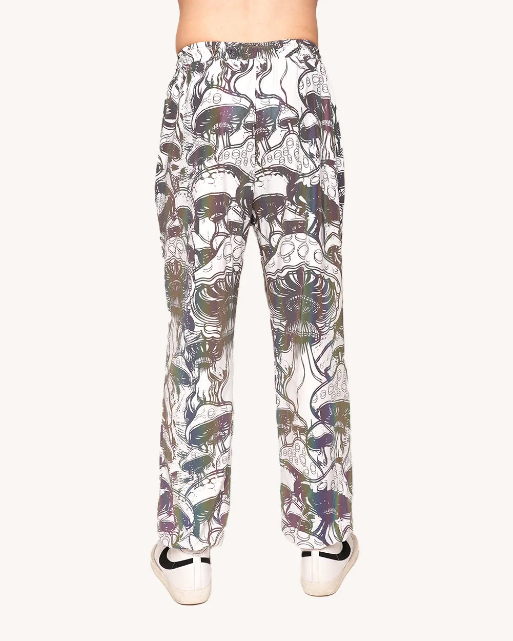 Secret of Life Mushroom Rainbow Reflective Joggers sold by iHeartRaves product image thumbnail 2