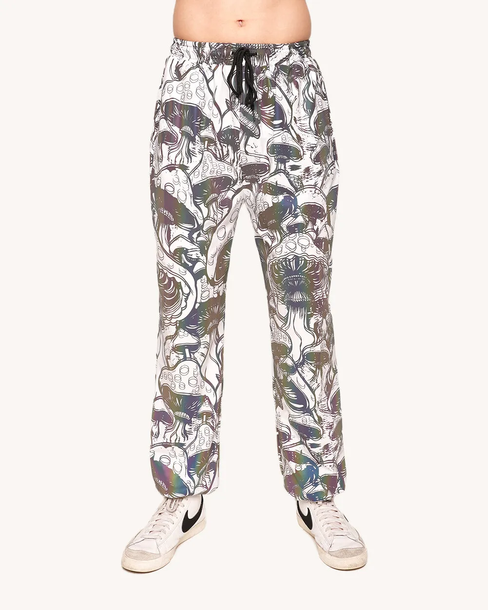 Secret of Life Mushroom Rainbow Reflective Joggers sold by iHeartRaves product image thumbnail 3