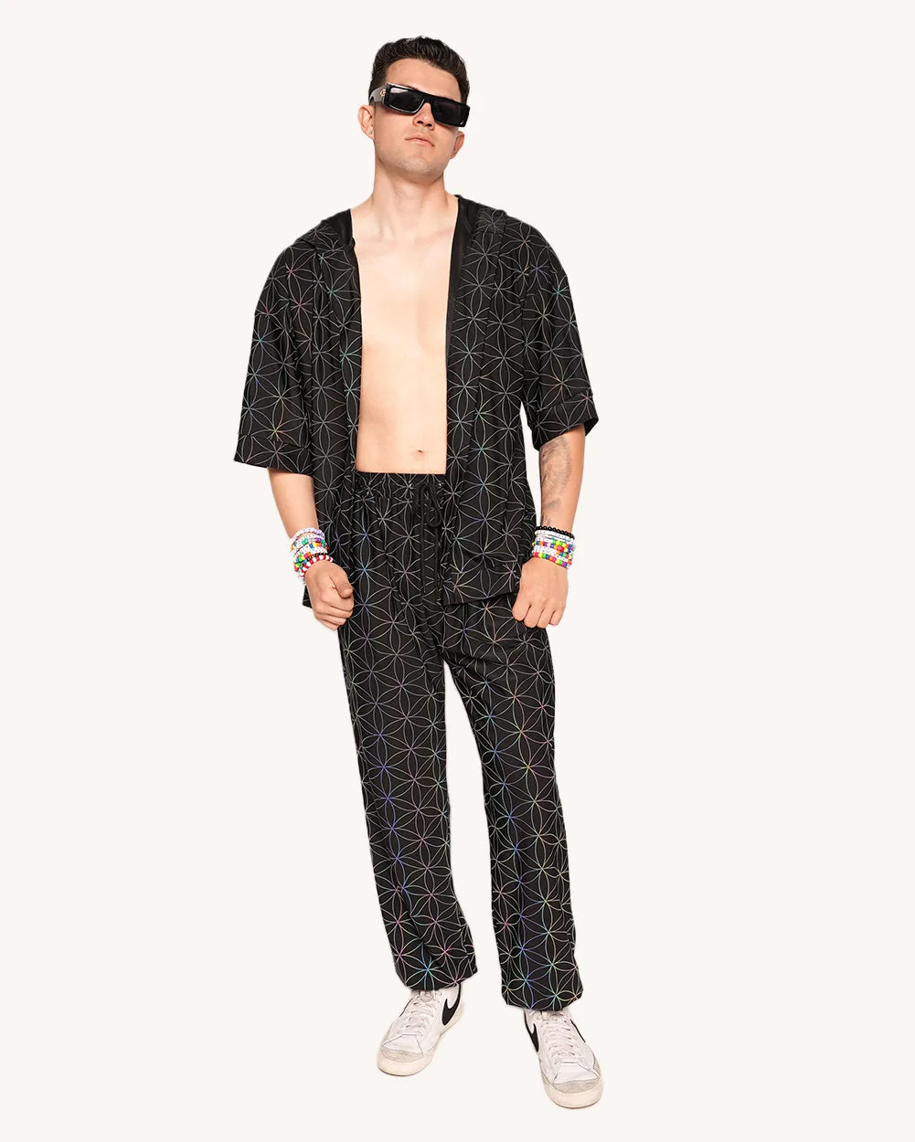 Glowkeeper Rainbow Reflective Harem Pants sold by iHeartRaves product image thumbnail 5