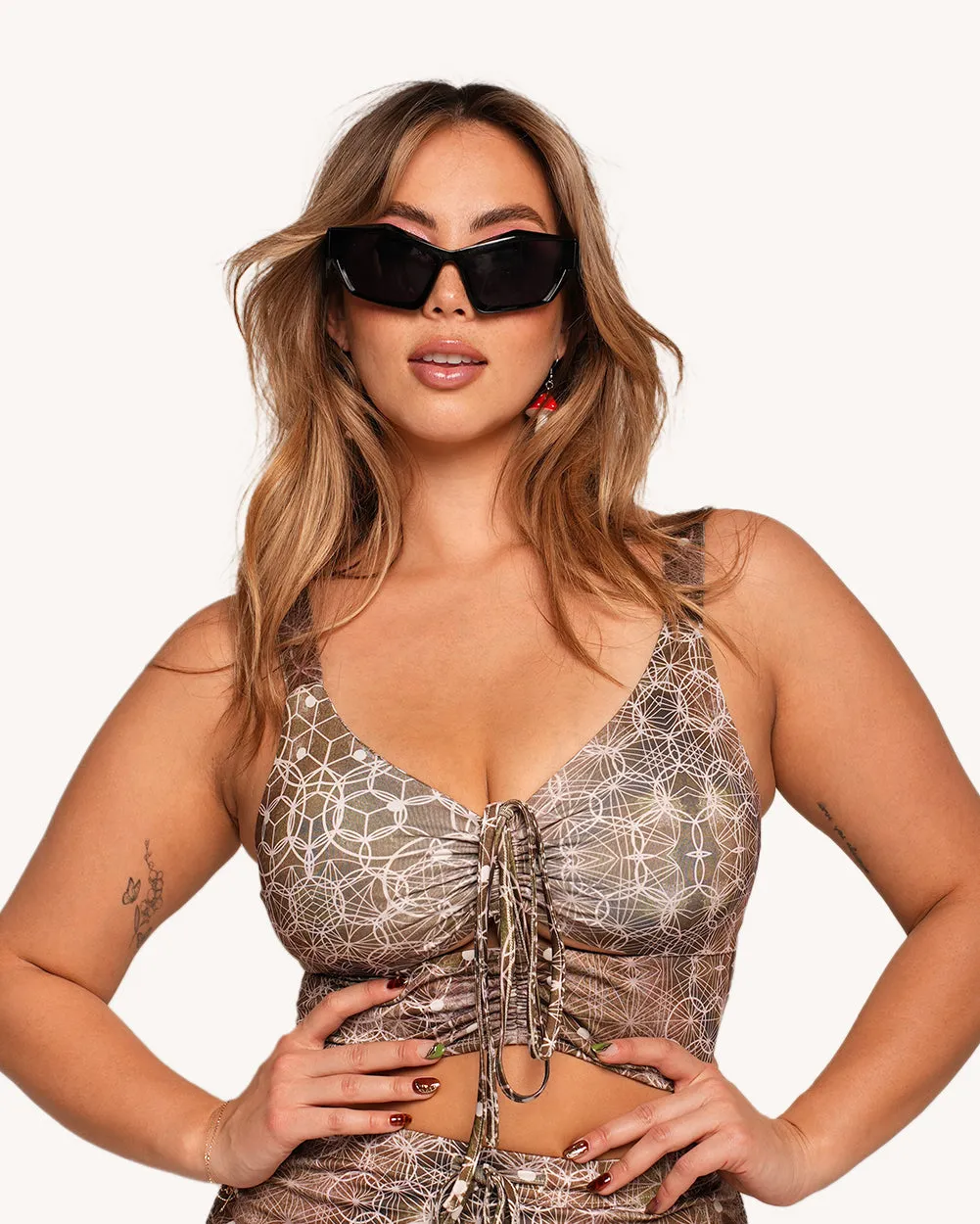 Beneath the Trees Ruched Top sold by iHeartRaves