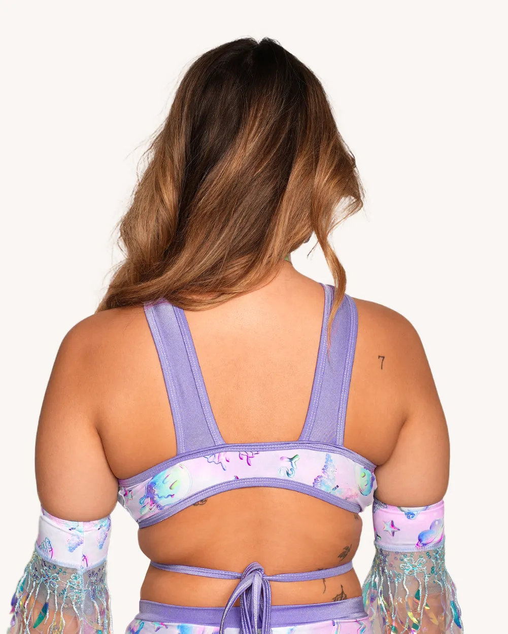 Rolita Couture x iHR Cosmic Chrome Goddess Top sold by iHeartRaves product image thumbnail 2