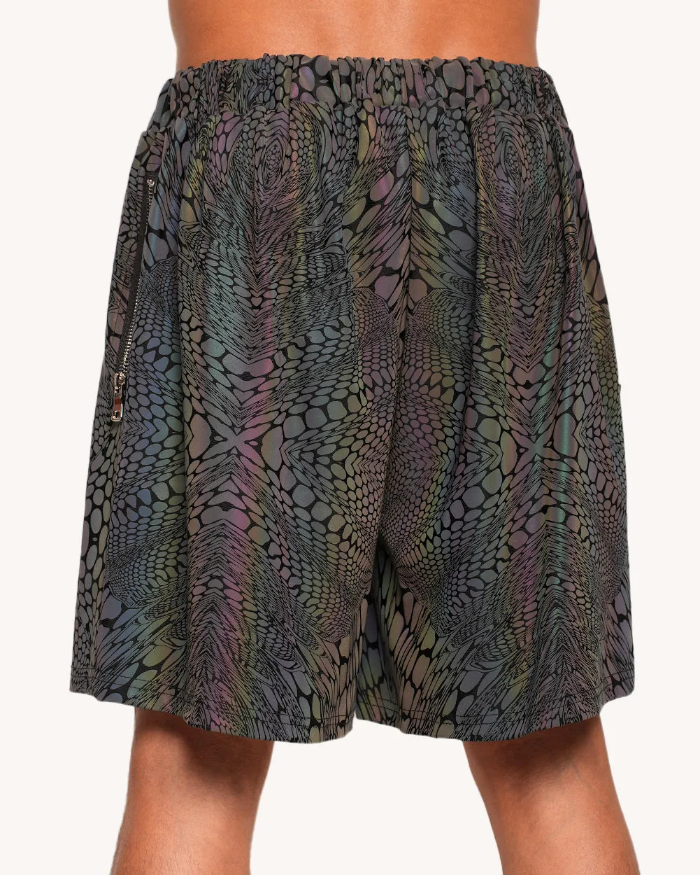 Viper Vision Rainbow Reflective Men's Shorts sold by iHeartRaves product image thumbnail 2