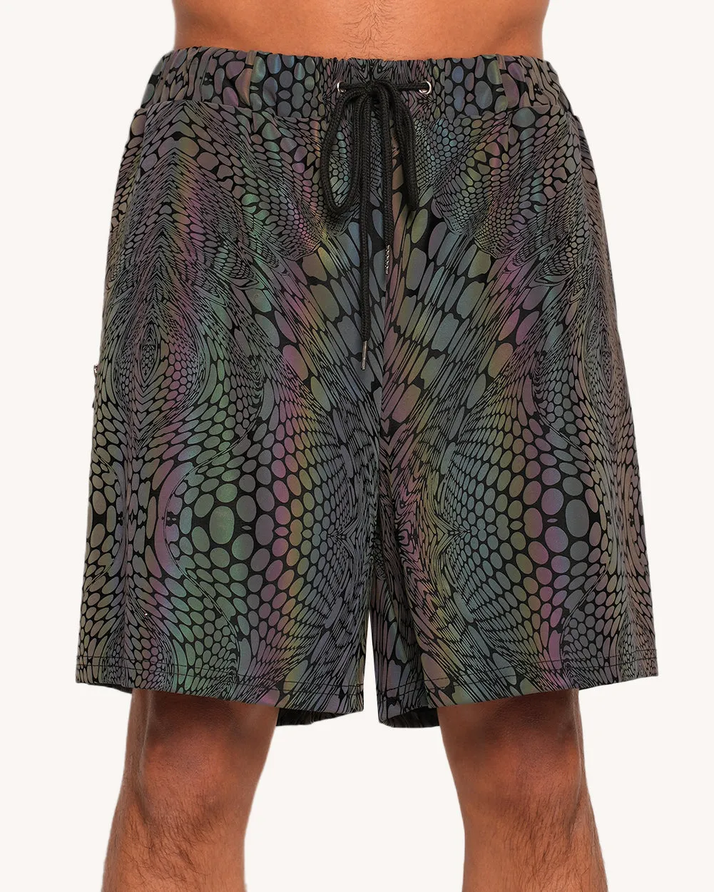 Viper Vision Rainbow Reflective Men's Shorts sold by iHeartRaves product image thumbnail 3