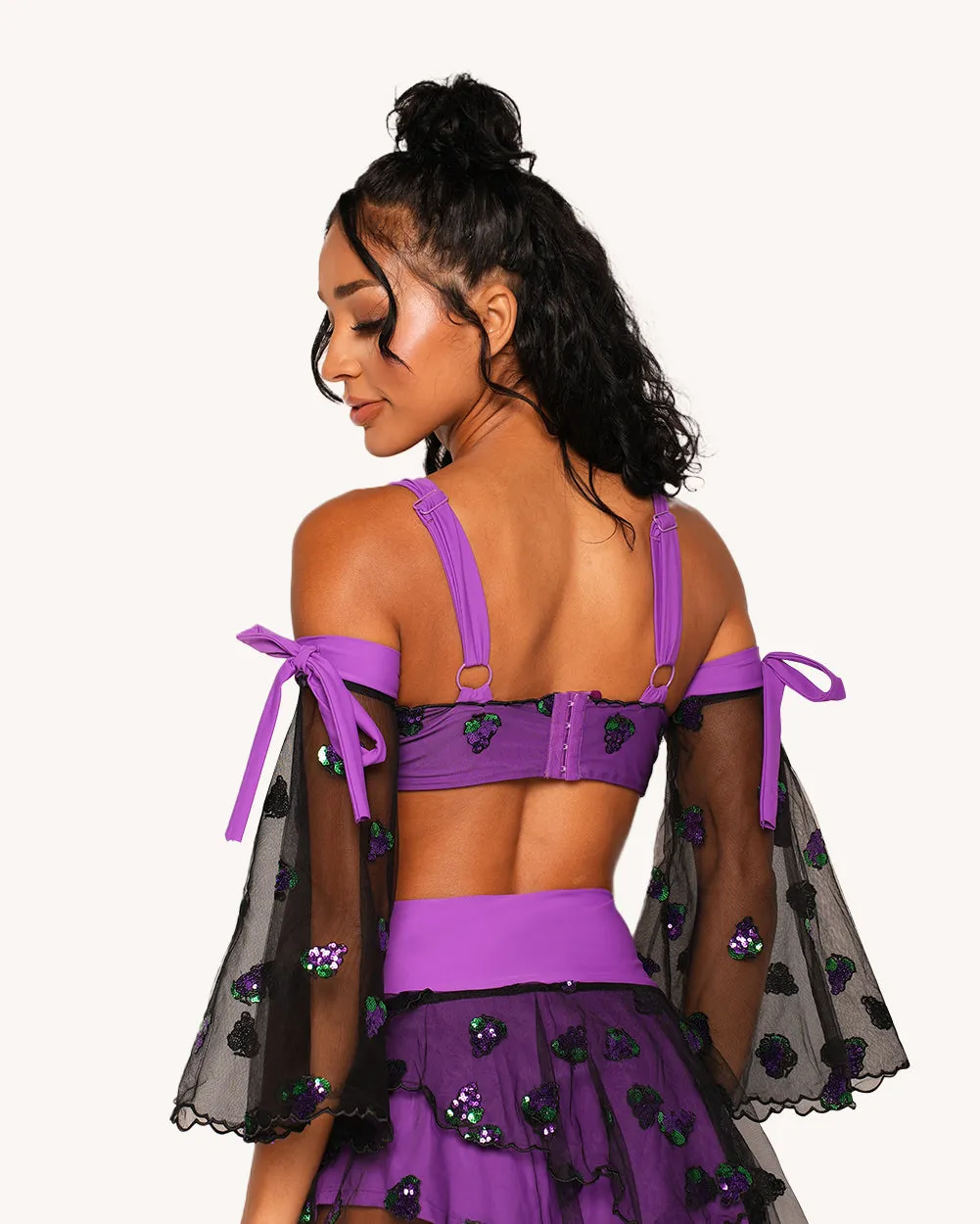 Grape Jelly Top with Sleeves sold by iHeartRaves product image thumbnail 2
