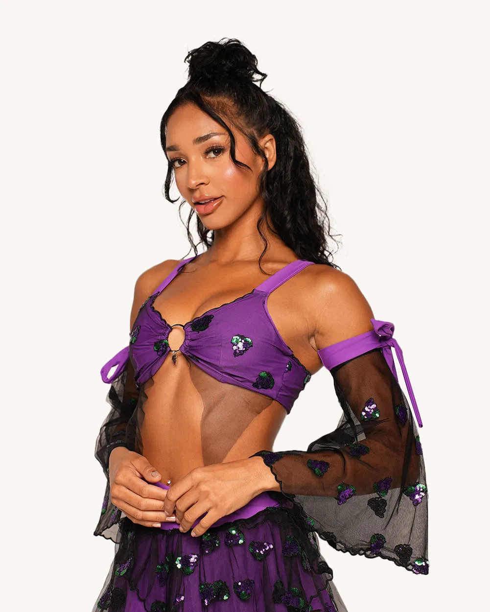 Grape Jelly Top with Sleeves sold by iHeartRaves