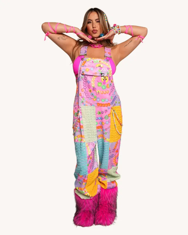 Pixxie Stixx x iHR Kandi Trip Overalls sold by iHeartRaves