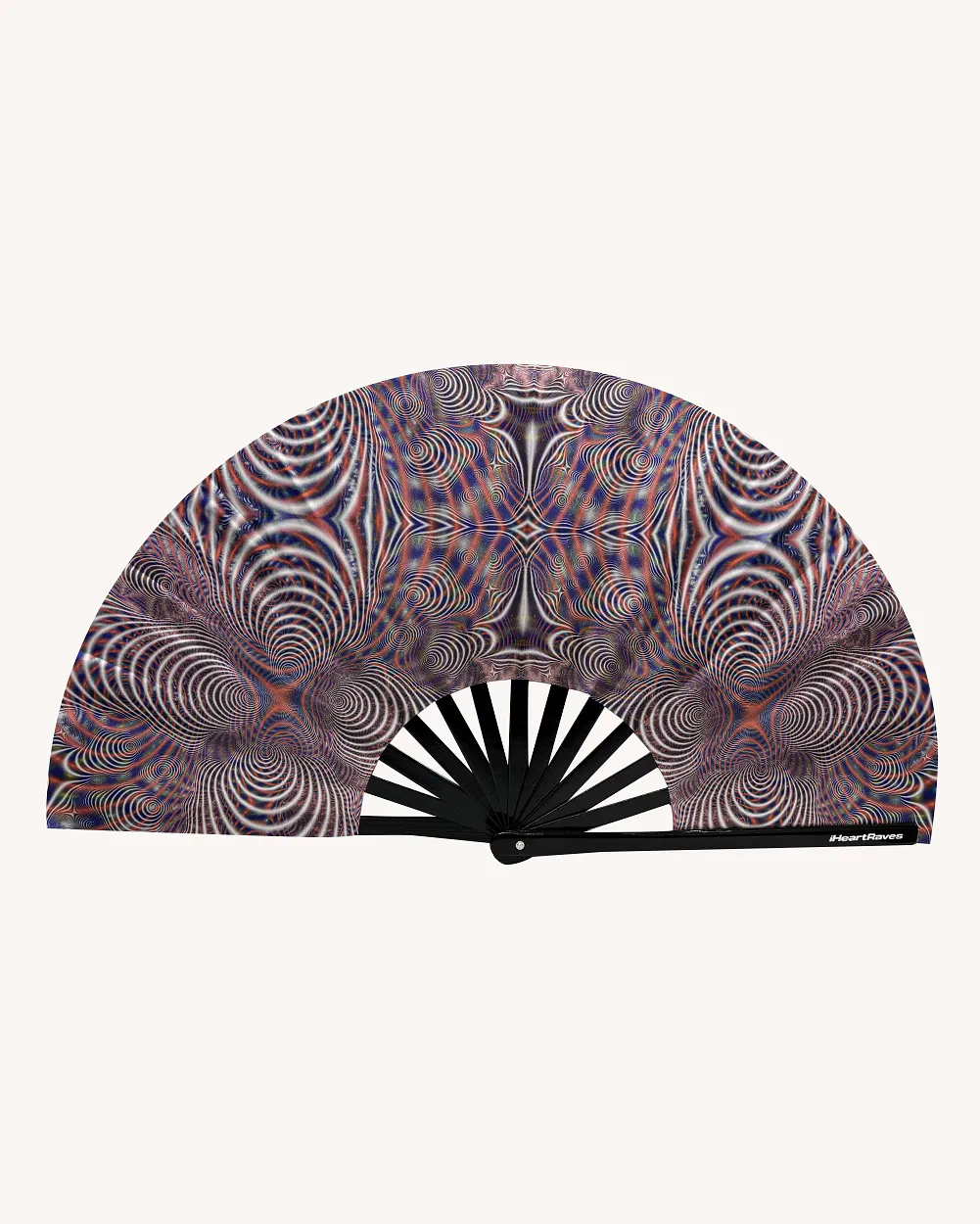 Distortion UV Reactive Hand Fan sold by iHeartRaves