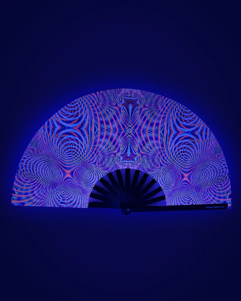 Distortion UV Reactive Hand Fan sold by iHeartRaves product image thumbnail 2
