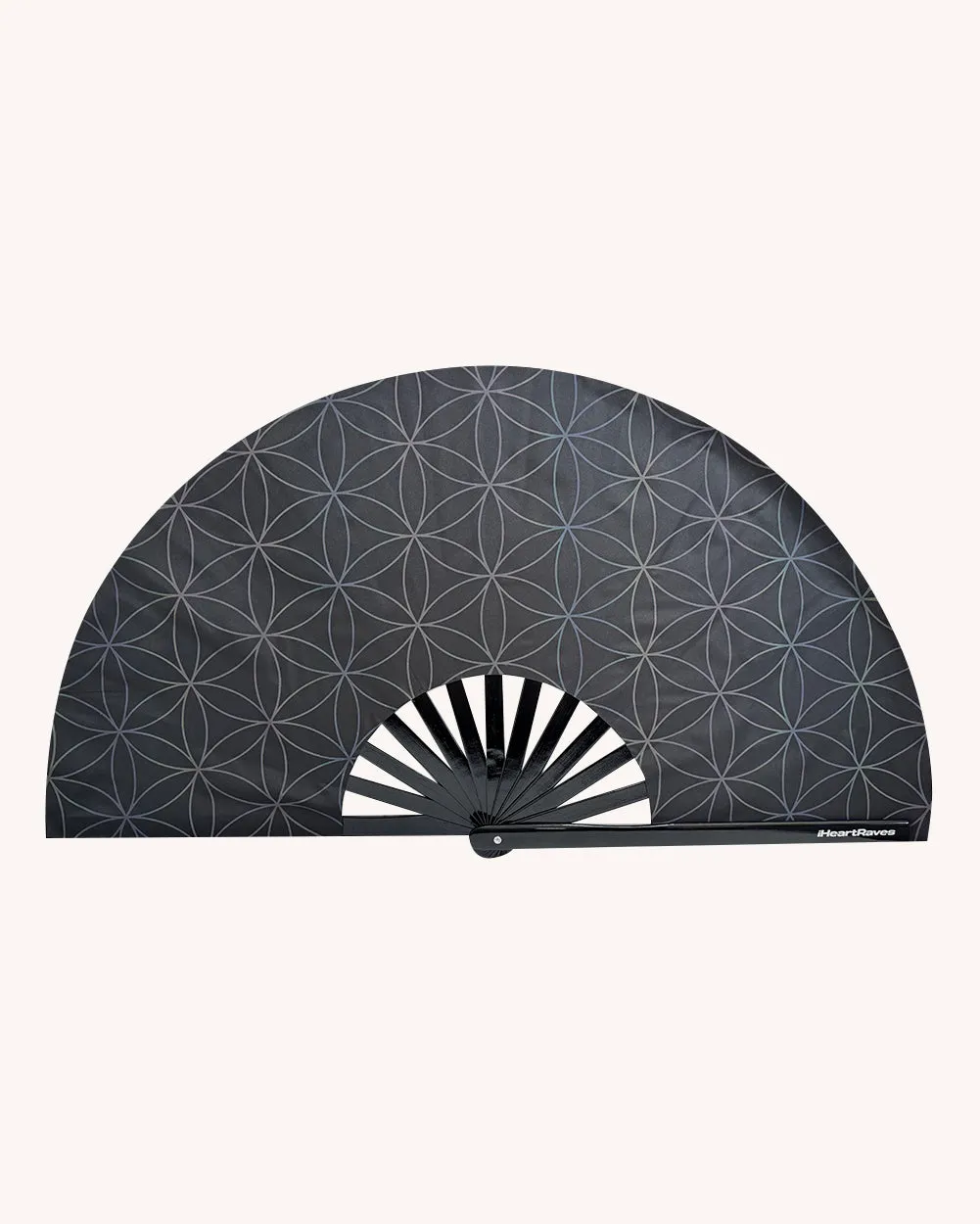 Glowkeeper Rainbow Reflective Hand Fan sold by iHeartRaves product image thumbnail 2