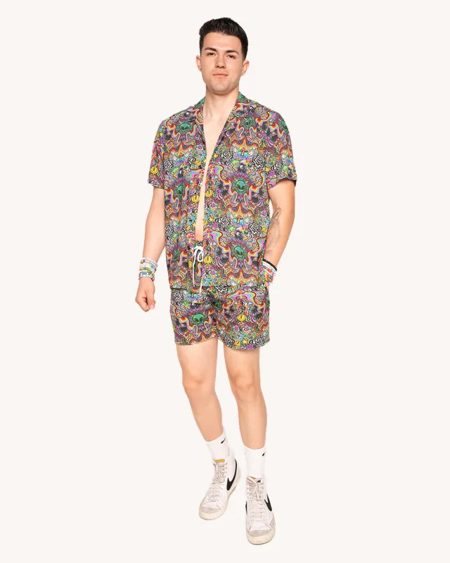 Trippydraws x iHR Funky Mind Mens Outfit sold by iHeartRaves