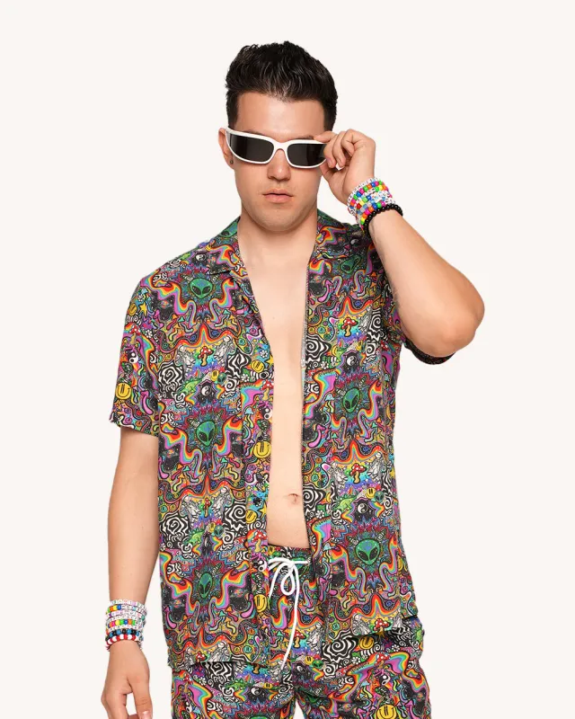 Trippydraws x iHR Funky Mind Camp Shirt sold by iHeartRaves