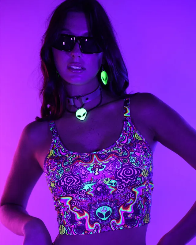 Trippydraws x iHR Funky Mind Top sold by iHeartRaves