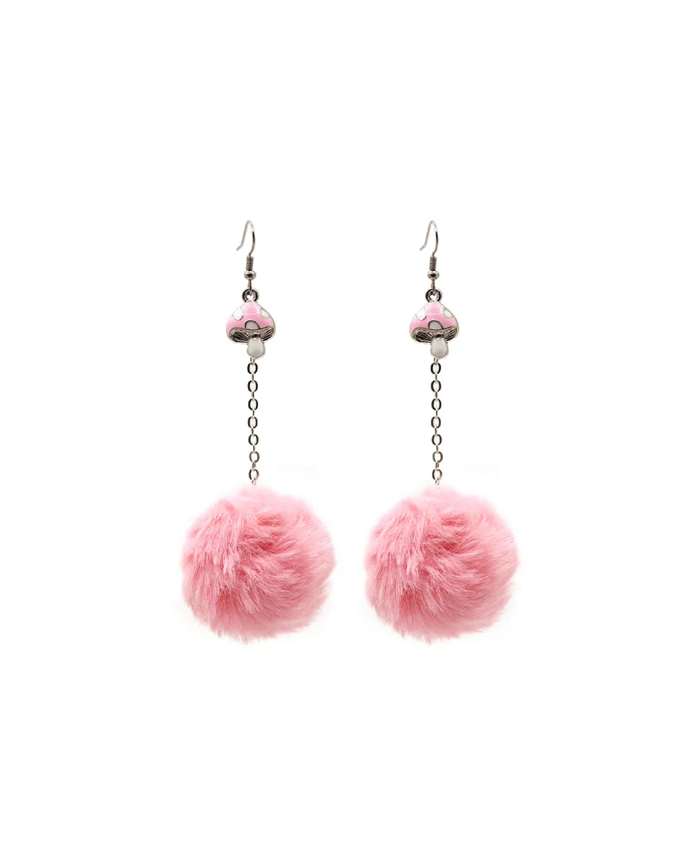 Secret Grove Mushroom Fluffy Earrings sold by iHeartRaves product image thumbnail 4