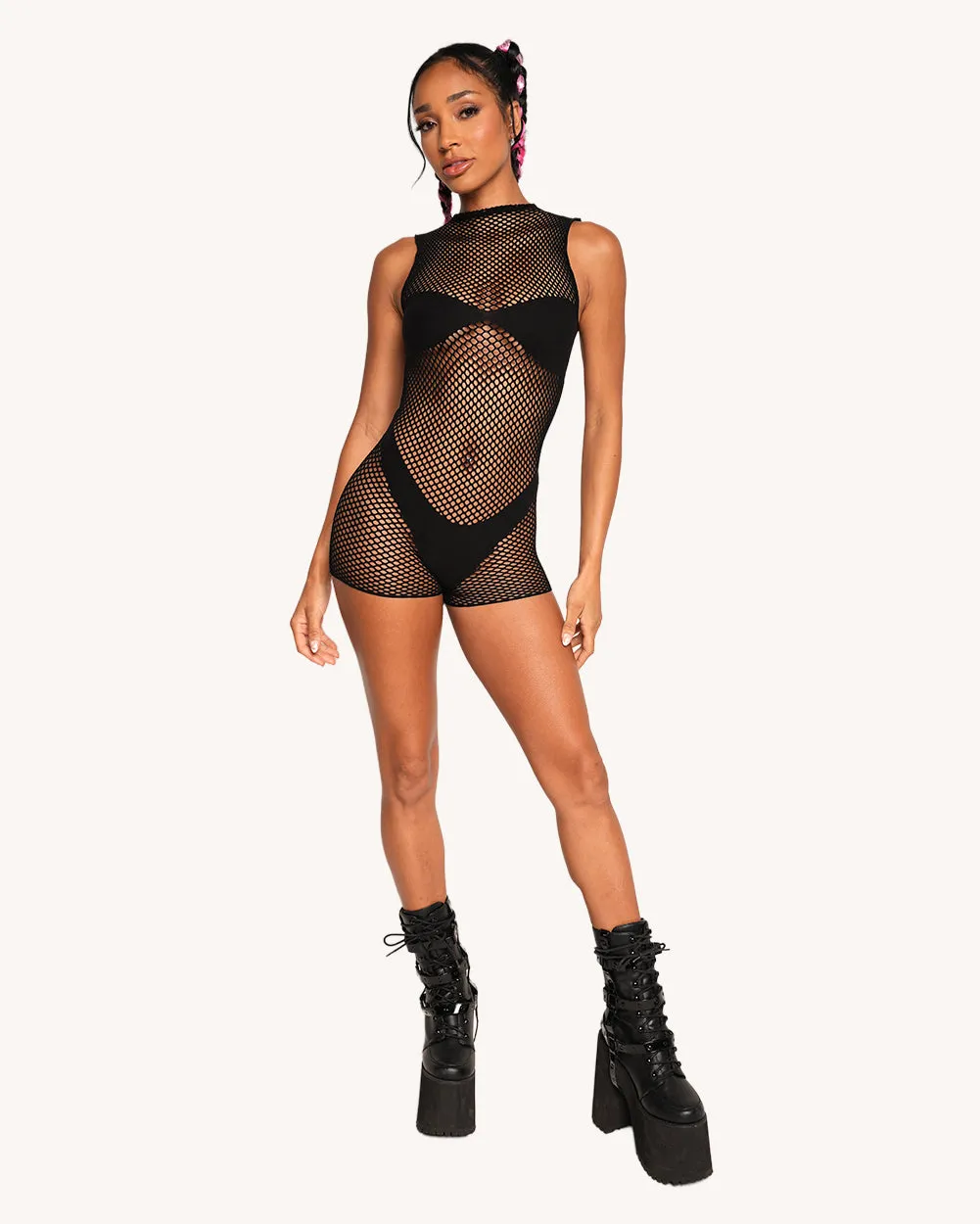 Midnight Drop Romper sold by iHeartRaves product image thumbnail 3