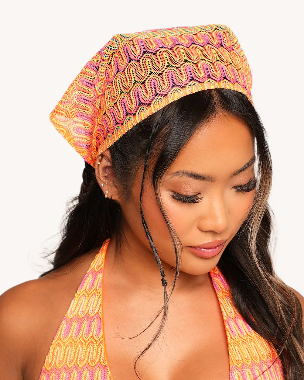 Sunkissed Top with Head Scarf sold by iHeartRaves product image thumbnail 2