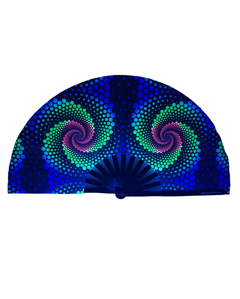 Hypno UV Reactive Hand Fan sold by iHeartRaves product image thumbnail 2