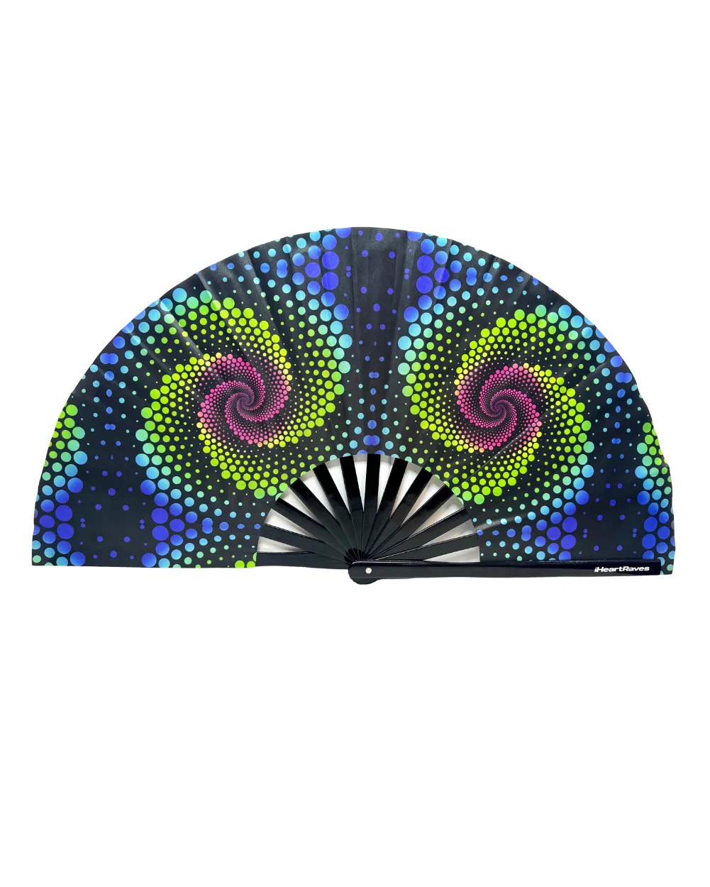 Hypno UV Reactive Hand Fan sold by iHeartRaves
