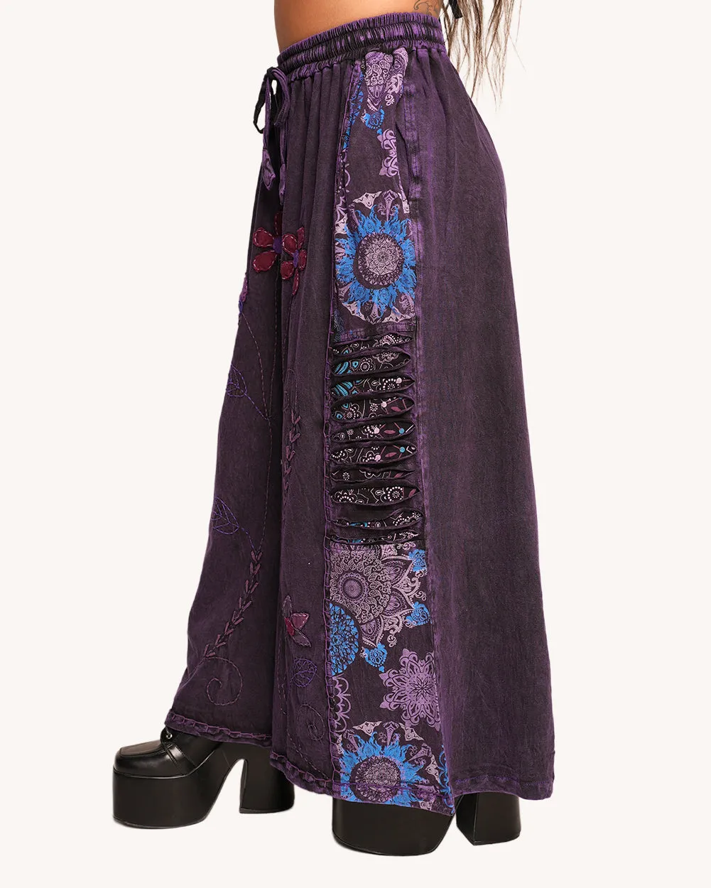 Wildflower Flow Wide Leg Pants sold by iHeartRaves product image thumbnail 2