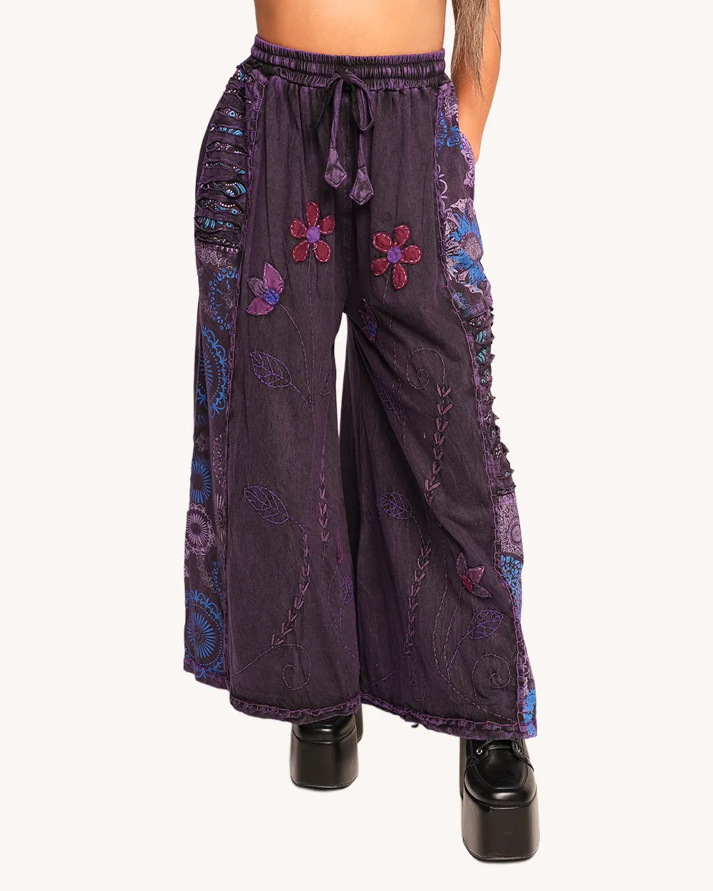 Wildflower Flow Wide Leg Pants sold by iHeartRaves