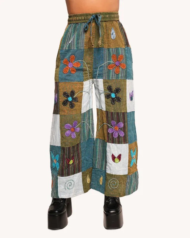 Groovy Garden Wide Leg Pants sold by iHeartRaves