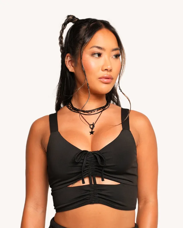 Getting Hyped Ruched Top sold by iHeartRaves