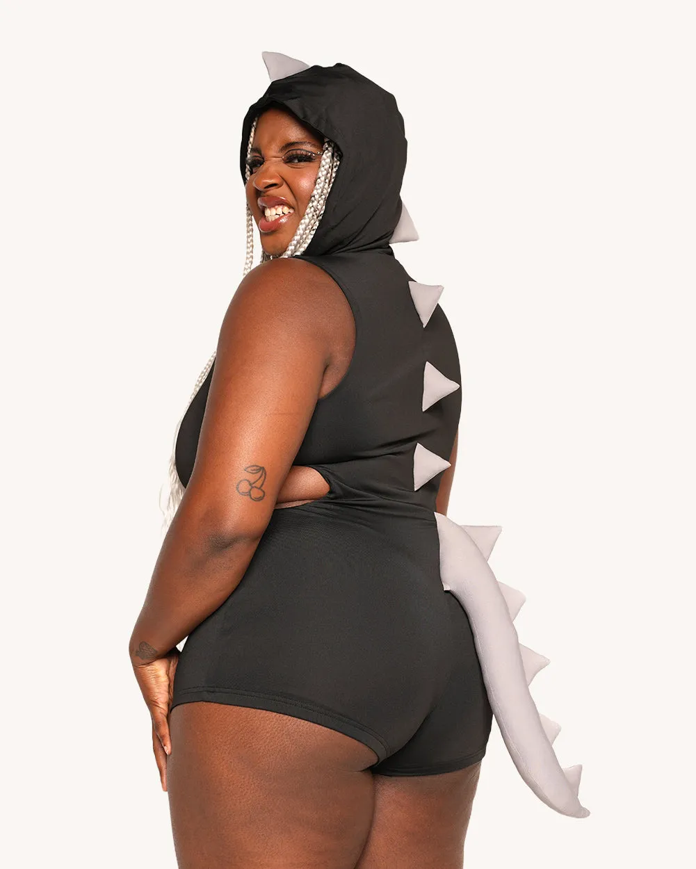 Born to Be Wild Dino Romper Costume sold by iHeartRaves product image thumbnail 4