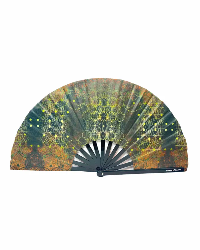Raptor's Wake Hand Fan sold by iHeartRaves