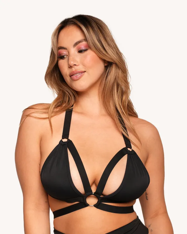 Rave On Halter Top - Black sold by iHeartRaves