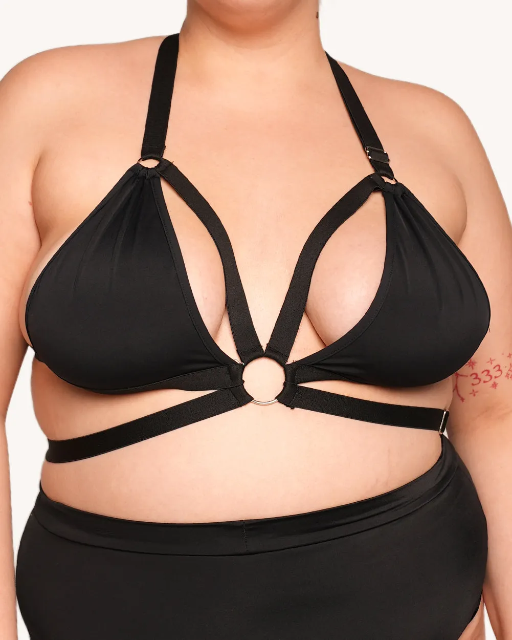 Rave On Halter Top - Black sold by iHeartRaves product image thumbnail 4