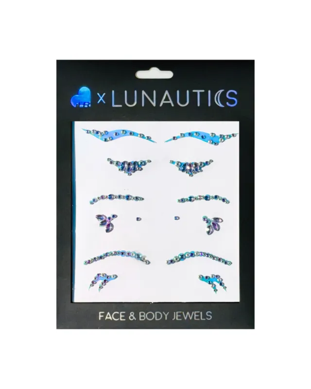 Lunautics x iHR Mystic Glimmer Cut Crease Face Jewels sold by iHeartRaves