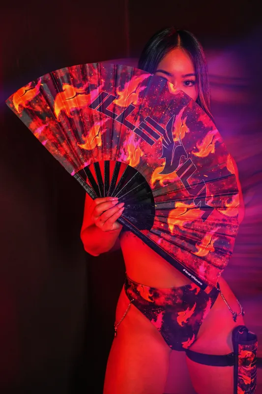 iHR x ILLENIUM From the Ashes Hand Fan sold by iHeartRaves