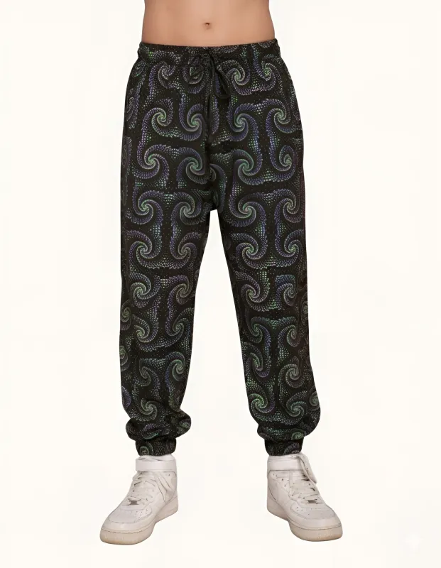 Waking Vision Rainbow Reflective Harem Pants sold by iHeartRaves