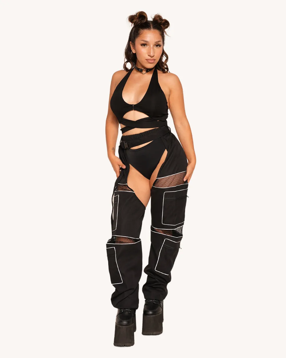 Bunker Babe Halter Top sold by iHeartRaves product image thumbnail 4