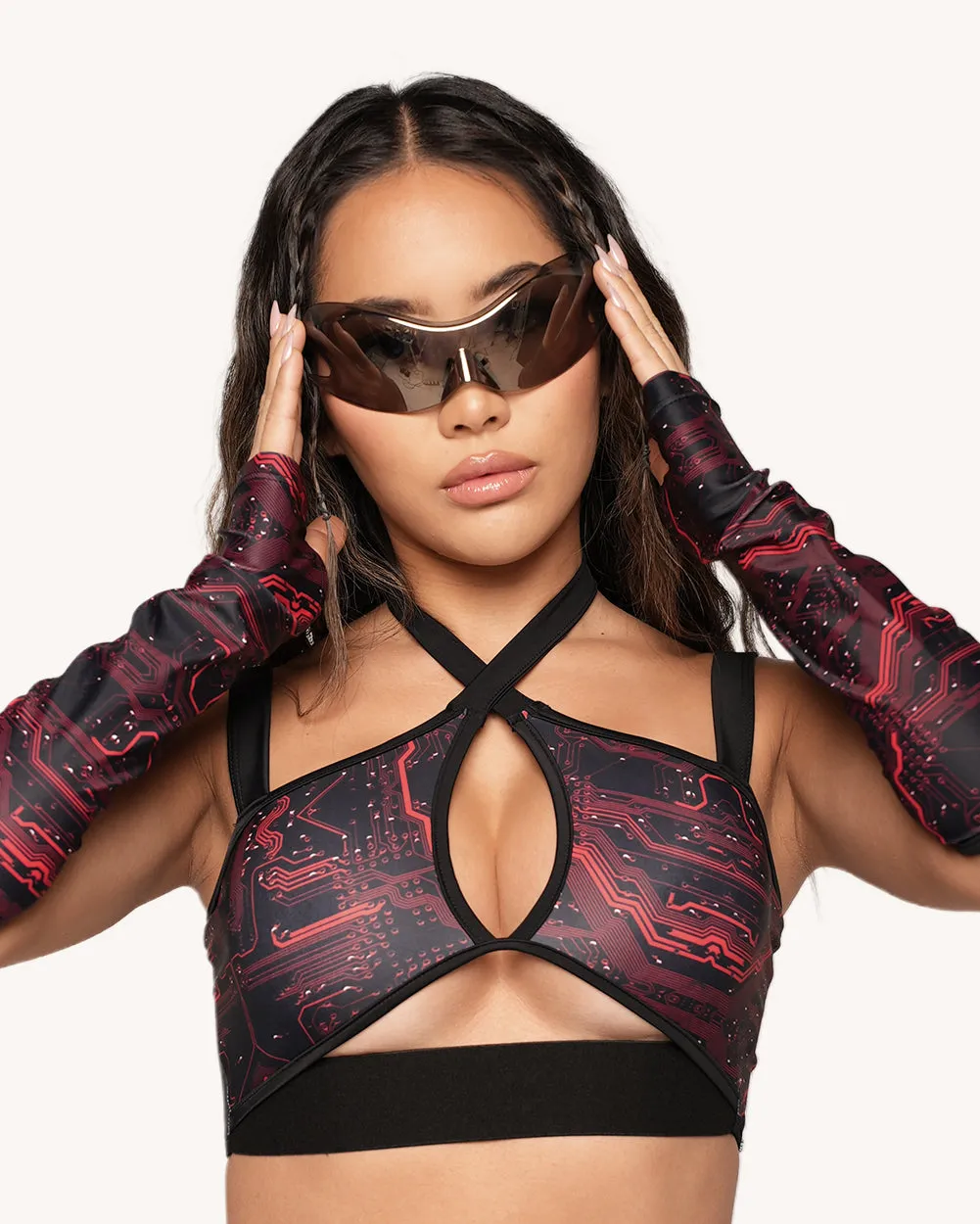 Infinite Matrix Top with Sleeves sold by iHeartRaves product image thumbnail 2